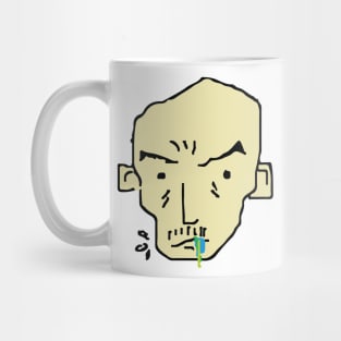 Handmade Flu Man Mug